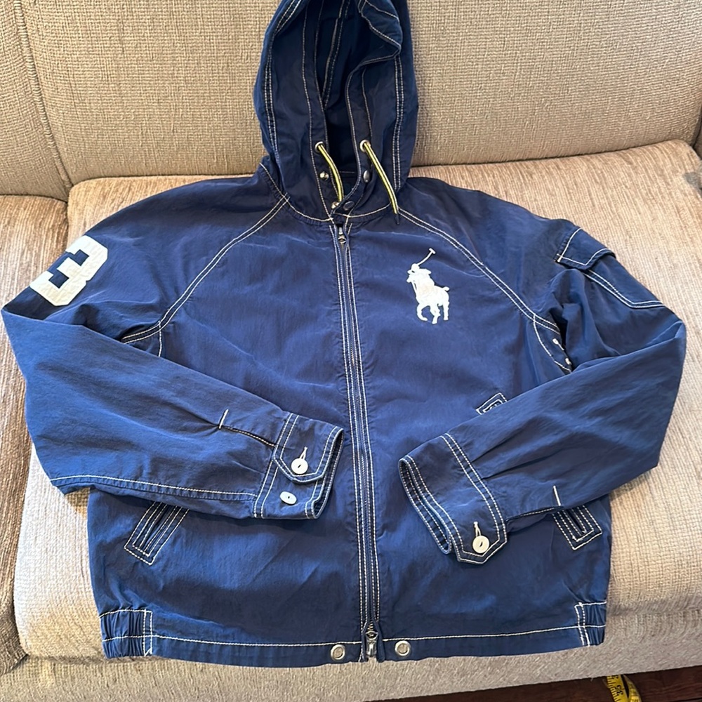 Vintage Polo Ralph Lauren Big Pony Jacket navy blue size small